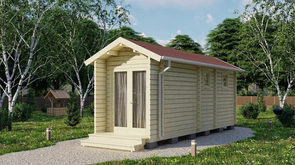Заводская покраска мобильной бани: антисептирование и ключевые преимущества